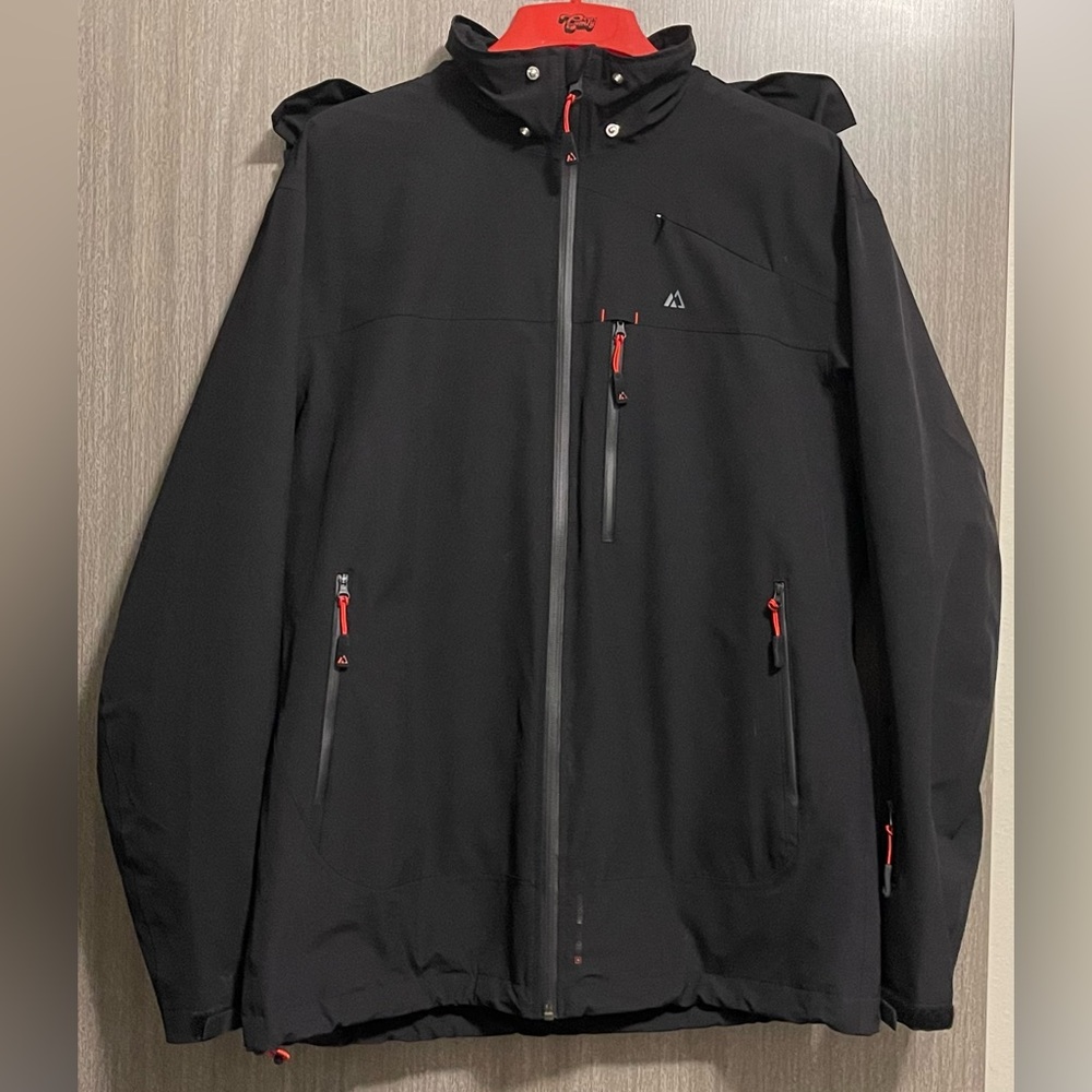 Apricoat Lightweight Jacket - Black & Detachable Hood Zero Compromize - Size XL